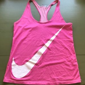 Pink nike tank